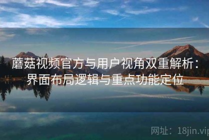 蘑菇视频官方与用户视角双重解析：界面布局逻辑与重点功能定位