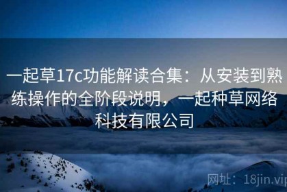 一起草17c功能解读合集：从安装到熟练操作的全阶段说明，一起种草网络科技有限公司
