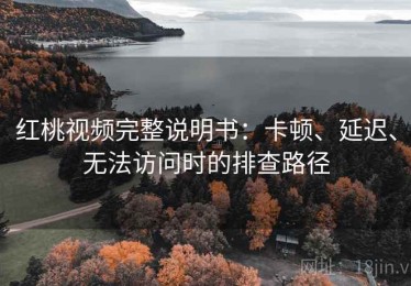 红桃视频完整说明书：卡顿、延迟、无法访问时的排查路径