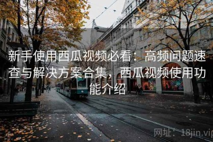 新手使用西瓜视频必看：高频问题速查与解决方案合集，西瓜视频使用功能介绍
