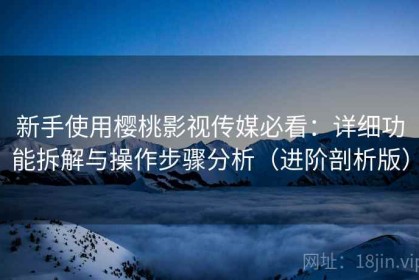 新手使用樱桃影视传媒必看：详细功能拆解与操作步骤分析（进阶剖析版）