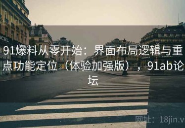 91爆料从零开始：界面布局逻辑与重点功能定位（体验加强版），91ab论坛