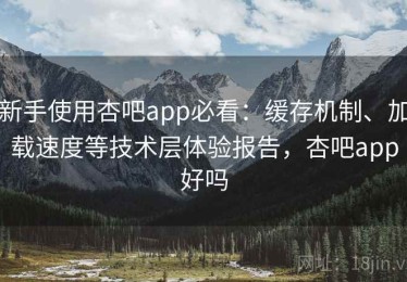 新手使用杏吧app必看：缓存机制、加载速度等技术层体验报告，杏吧app好吗