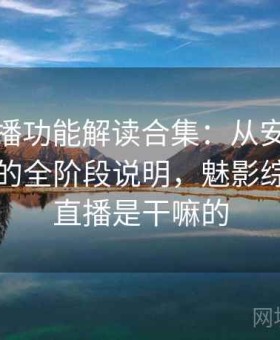 魅影直播功能解读合集：从安装到熟练操作的全阶段说明，魅影综合一台直播是干嘛的
