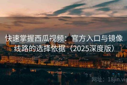 快速掌握西瓜视频：官方入口与镜像线路的选择依据（2025深度版）