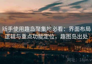 新手使用趣岛聚集地必看：界面布局逻辑与重点功能定位，趣图岛出处