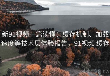 新91视频一篇读懂：缓存机制、加载速度等技术层体验报告，91视频 缓存