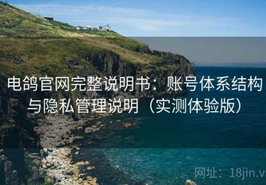电鸽官网完整说明书：账号体系结构与隐私管理说明（实测体验版）