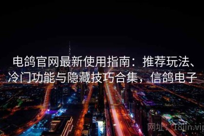 电鸽官网最新使用指南：推荐玩法、冷门功能与隐藏技巧合集，信鸽电子