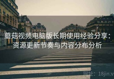 蘑菇视频电脑版长期使用经验分享：资源更新节奏与内容分布分析