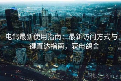 电鸽最新使用指南：最新访问方式与一键直达指南，获电鸽舍