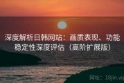深度解析日韩网站：画质表现、功能稳定性深度评估（高阶扩展版）