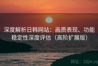深度解析日韩网站：画质表现、功能稳定性深度评估（高阶扩展版）