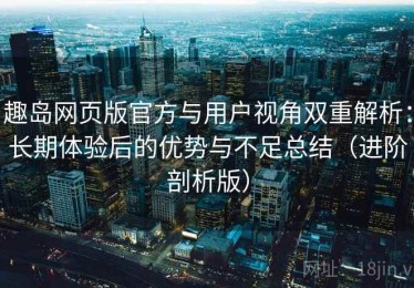 趣岛网页版官方与用户视角双重解析：长期体验后的优势与不足总结（进阶剖析版）