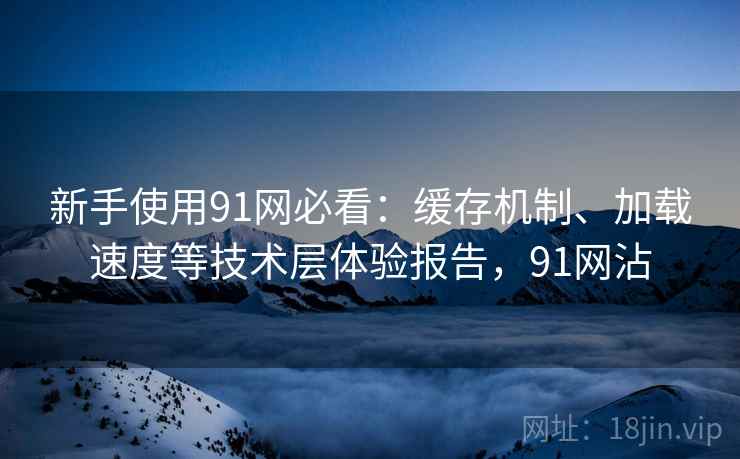 新手使用91网必看：缓存机制、加载速度等技术层体验报告，91网沾