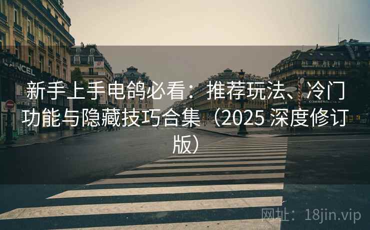 新手上手电鸽必看：推荐玩法、冷门功能与隐藏技巧合集（2025 深度修订版）