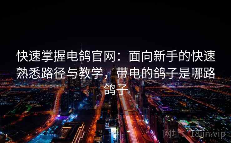 快速掌握电鸽官网:面向新手的快速熟悉路径与教学,带电的鸽子是哪路鸽子 快速掌握电鸽官网:面向新手的快速熟悉路径与教学,带电的鸽子是哪路鸽子