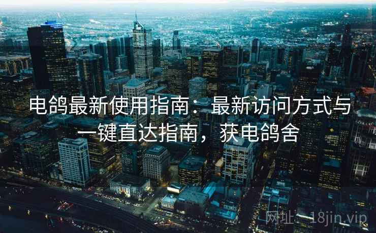 电鸽最新使用指南:最新访问方式与一键直达指南,获电鸽舍 电鸽最新使用指南:最新访问方式与一键直达指南,获电鸽舍