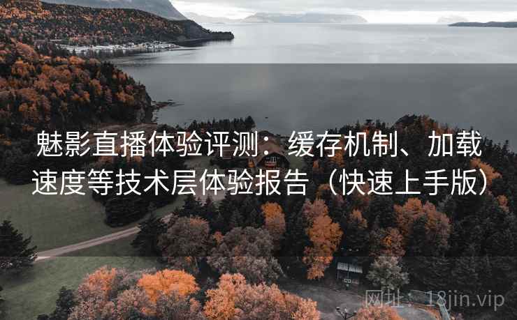 魅影直播体验评测:缓存机制、加载速度等技术层体验报告(快速上手版) 魅影直播体验评测:缓存机制、加载速度等技术层体验报告(快速上手版)