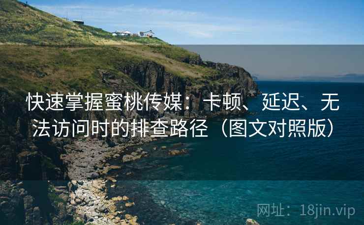 快速掌握蜜桃传媒：卡顿、延迟、无法访问时的排查路径（图文对照版）